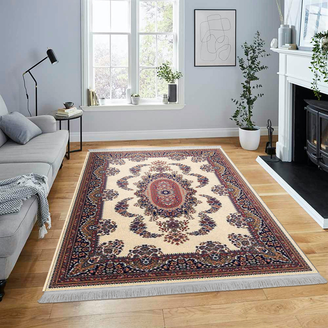 فرش مخمل نادی طرح سنتی کد o135