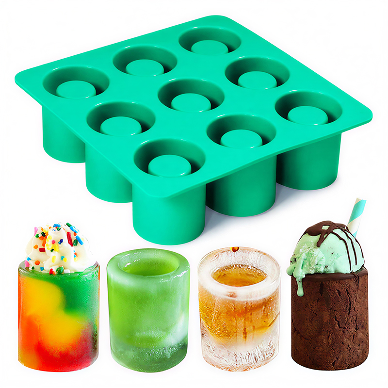 قالب سیلیکونی شات قهوه و نوشیدنی 9 محفظه